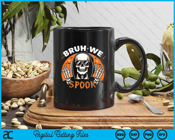 Halloween Boys Skeleton Bruh Halloween SVG PNG Digital Cutting File Halloween Boys Skeleton Bruh Halloween SVG PNG Digital Cutting File