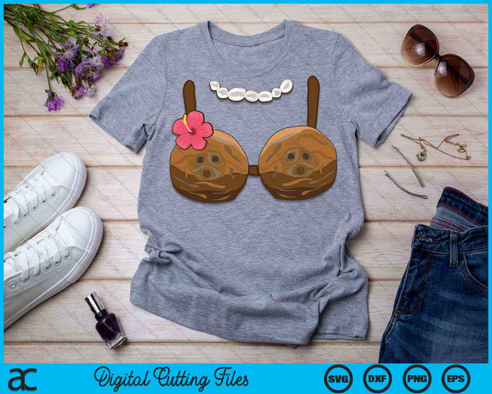 Halloween traje de sujetador de coco coco Halloween SVG PNG archivo de corte digital Halloween traje de sujetador de coco coco Halloween SVG PNG archivo de corte digital