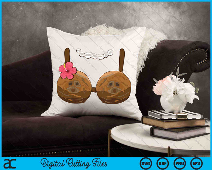 Halloween traje de sujetador de coco coco Halloween SVG PNG archivo de corte digital Halloween traje de sujetador de coco coco Halloween SVG PNG archivo de corte digital