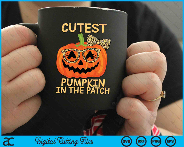 Halloween Cutest Pumpkin In The Patch Girl Halloween Pumpkin SVG PNG Digital Cutting Files Halloween Cutest Pumpkin In The Patch Girl Halloween Pumpkin SVG PNG Digital Cutting Files