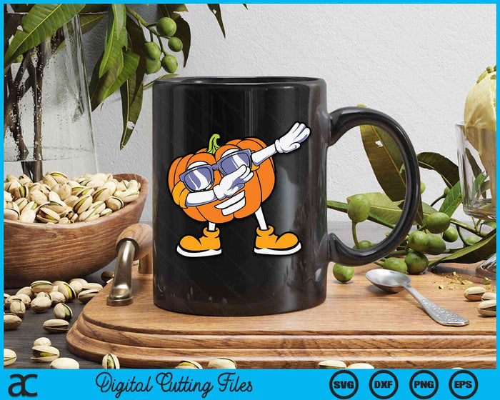 Halloween Dabbing Pumpkin Thanksgiving Day SVG PNG Digital Cutting Files Halloween Dabbing Pumpkin Thanksgiving Day SVG PNG Digital Cutting Files