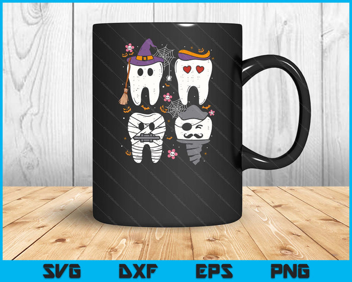 Halloween Dentist Witch Teeth Dental Crew Costume Men Women SVG PNG Digital Cutting Files Halloween Dentist Witch Teeth Dental Crew Costume Men Women SVG PNG Digital Cutting Files