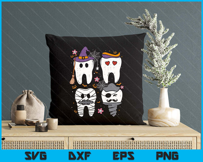 Halloween Dentist Witch Teeth Dental Crew Costume Men Women SVG PNG Digital Cutting Files Halloween Dentist Witch Teeth Dental Crew Costume Men Women SVG PNG Digital Cutting Files