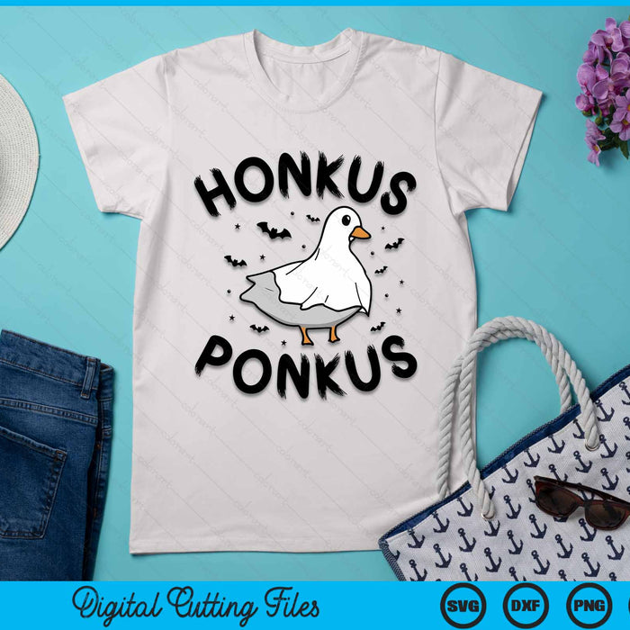 Halloween Ghost Goose Honkus Ponkus Funny Ghost Duck SVG PNG Digital Cutting File Halloween Ghost Goose Honkus Ponkus Funny Ghost Duck SVG PNG Digital Cutting File