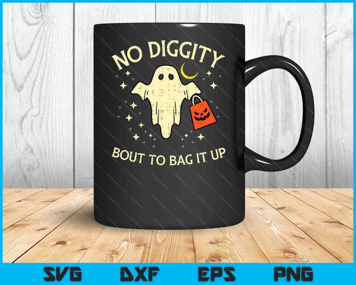 Halloween Ghost No Diggity Costume Boys Girls Kids Women Men SVG PNG Digital Cutting Files Halloween Ghost No Diggity Costume Boys Girls Kids Women Men SVG PNG Digital Cutting Files