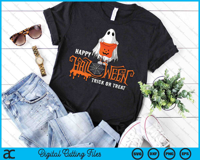 Halloween Happy Trick Or Treat SVG PNG Digital Cutting Files Halloween Happy Trick Or Treat SVG PNG Digital Cutting Files