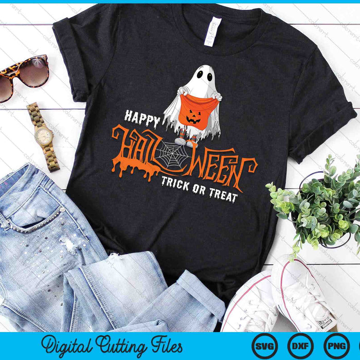 Halloween Happy Trick Or Treat SVG PNG Digital Cutting Files Halloween Happy Trick Or Treat SVG PNG Digital Cutting Files