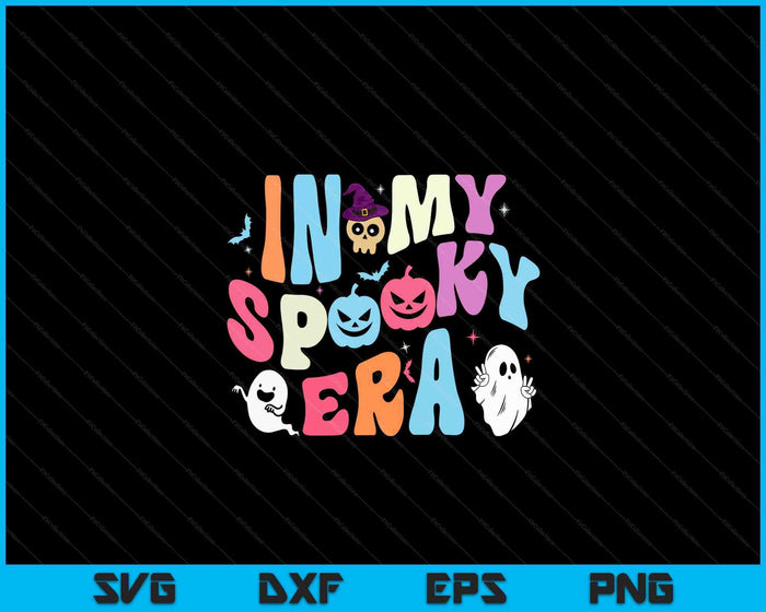 Halloween In My Spooky Era Halloween Ghost Groovy Halloween SVG PNG Digital Cutting Files Halloween In My Spooky Era Halloween Ghost Groovy Halloween SVG PNG Digital Cutting Files