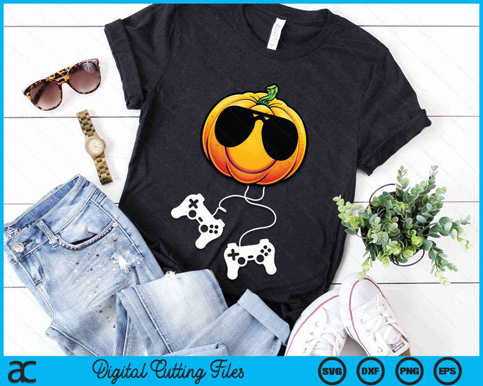 Halloween Jack O Lantern Gamer Funny Halloween SVG PNG Digital Cutting File Halloween Jack O Lantern Gamer Funny Halloween SVG PNG Digital Cutting File