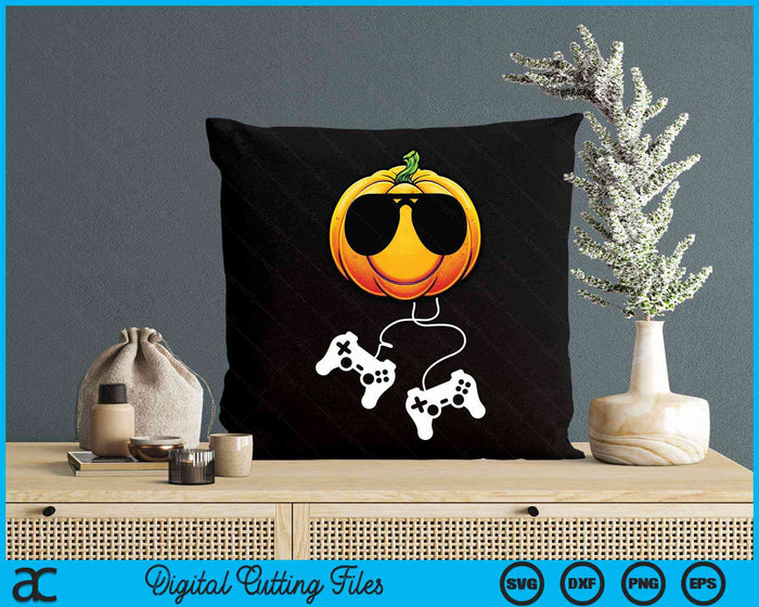 Halloween Jack O Lantern Gamer Funny Halloween SVG PNG Digital Cutting File Halloween Jack O Lantern Gamer Funny Halloween SVG PNG Digital Cutting File