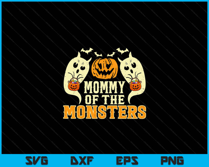 Halloween Mommy Of Monsters Funny Family Costume SVG PNG Digital Cutting File Halloween Mommy Of Monsters Funny Family Costume SVG PNG Digital Cutting File