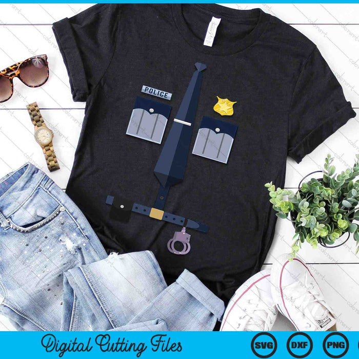 Halloween Policeman Costume Halloween Police Officer Costume SVG PNG Digital Printable Files Halloween Policeman Costume Halloween Police Officer Costume SVG PNG Digital Printable Files
