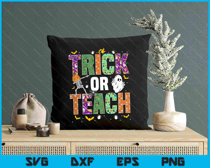 Halloween Trick Or Teach Funny Costume Teacher Halloween SVG PNG Digital Cutting File Halloween Trick Or Teach Funny Costume Teacher Halloween SVG PNG Digital Cutting File