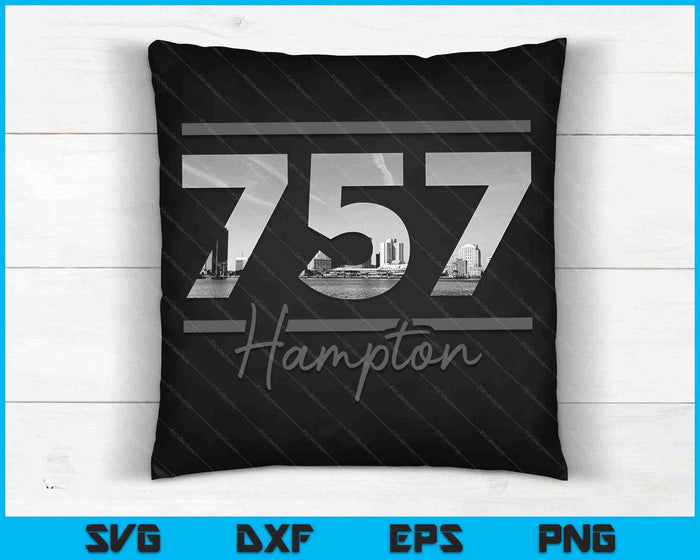 Hampton 757 Area Code Skyline Virginia Vintage SVG PNG Cutting Printable Files Hampton 757 Area Code Skyline Virginia Vintage SVG PNG Cutting Printable Files
