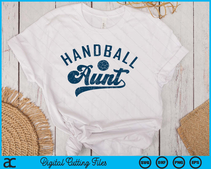 Handball Aunt SVG PNG Digital Printable Files Handball Aunt SVG PNG Digital Printable Files