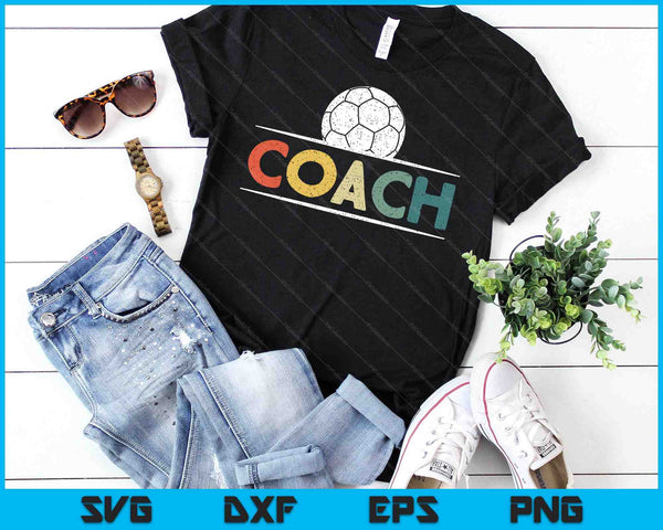 Handball Coach Gifts Vintage Ball Coaching SVG PNG Digital Cutting Files