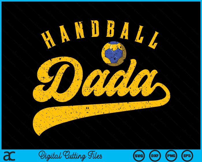 Handball Dada SVG PNG Digital Cutting File Handball Dada SVG PNG Digital Cutting File