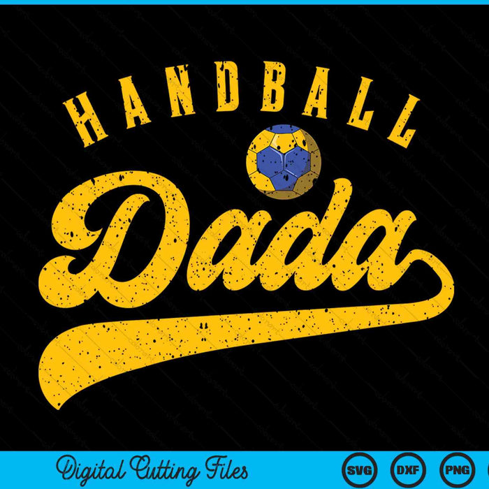 Handball Dada SVG PNG Digital Cutting File Handball Dada SVG PNG Digital Cutting File
