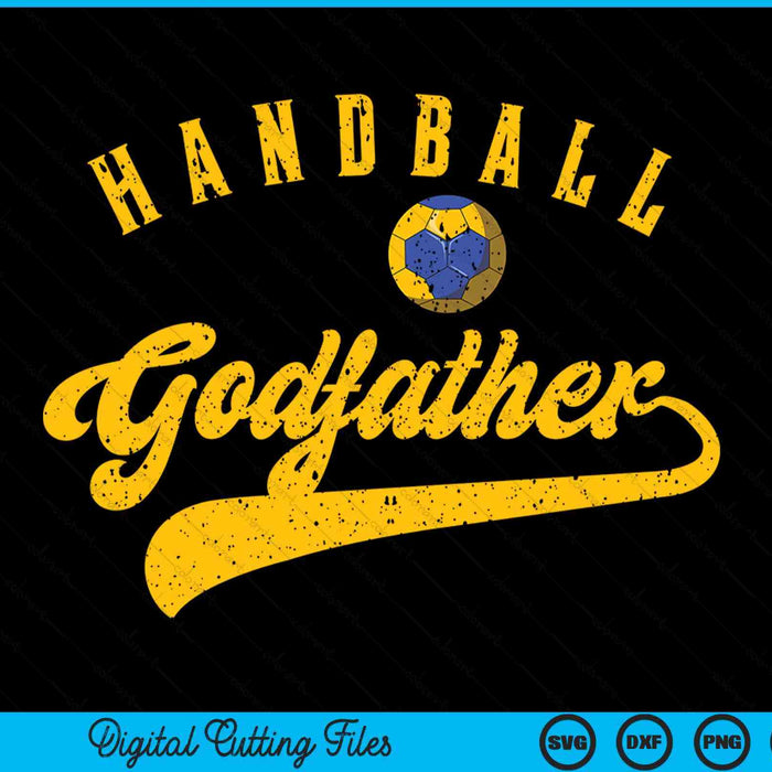 Handball Godfather SVG PNG Digital Cutting File Handball Godfather SVG PNG Digital Cutting File