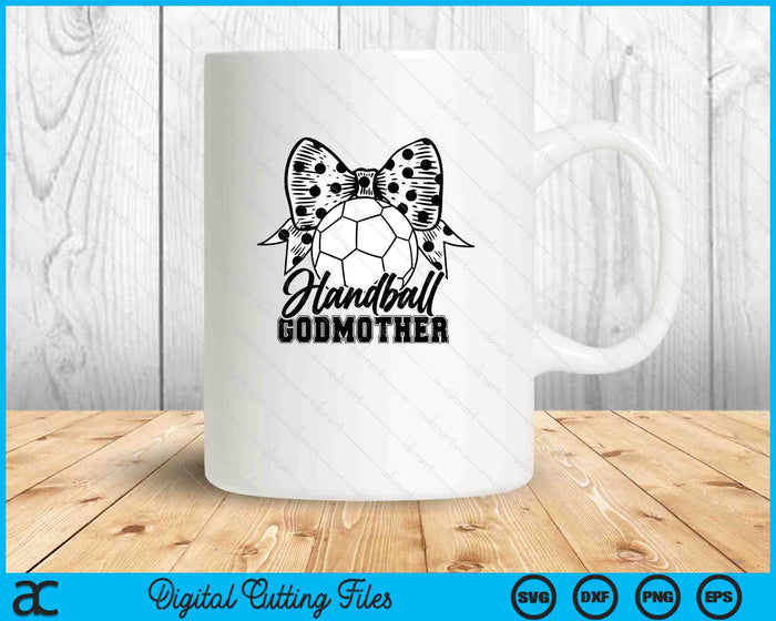 Handball Godmother Game Day Mother's Day SVG PNG Digital Printable Files Handball Godmother Game Day Mother's Day SVG PNG Digital Printable Files