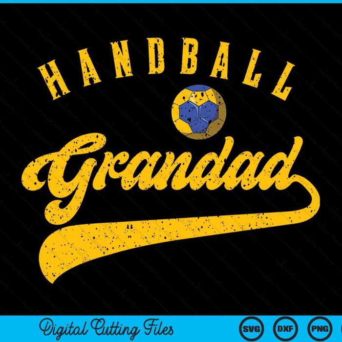 Handball Grandad SVG PNG Digital Cutting File Handball Grandad SVG PNG Digital Cutting File