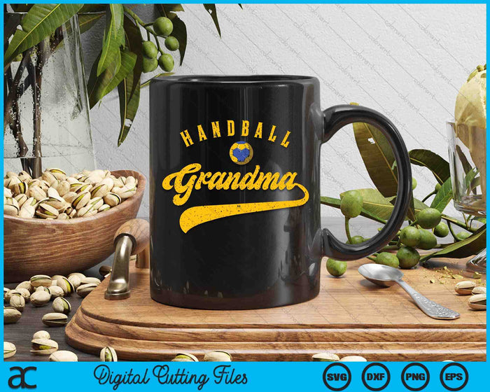 Handball Grandma SVG PNG Digital Cutting File Handball Grandma SVG PNG Digital Cutting File