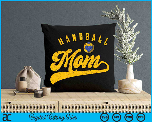Handball Mom SVG PNG Digital Cutting File