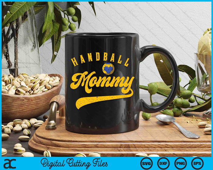 Handball Mommy SVG PNG Digital Cutting File Handball Mommy SVG PNG Digital Cutting File