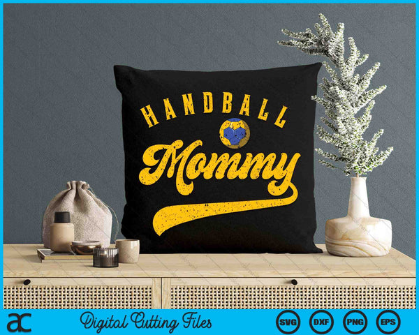 Handball Mommy SVG PNG Digital Cutting File