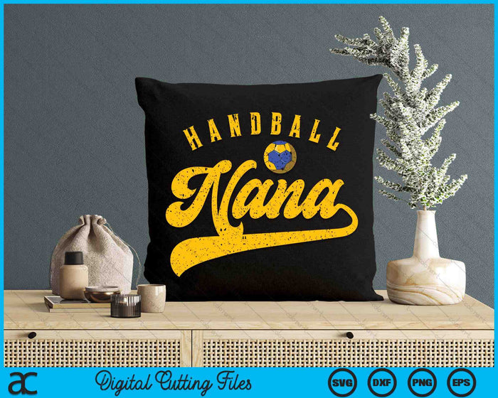 Handball Nana SVG PNG Digital Cutting File Handball Nana SVG PNG Digital Cutting File