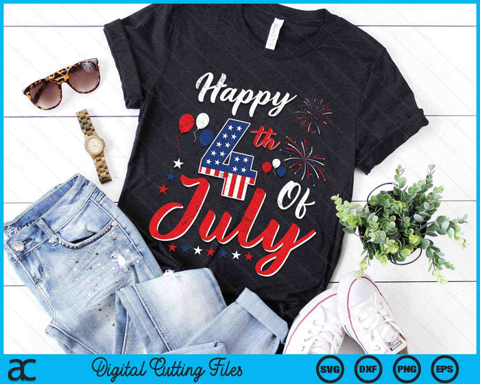Happy 4 juli Cool Independence Day patriottische Amerikaanse SVG PNG digitale afdrukbare bestanden Happy 4 juli Cool Independence Day patriottische Amerikaanse SVG PNG digitale afdrukbare bestanden