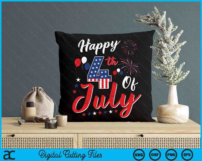 Happy 4 juli Cool Independence Day patriottische Amerikaanse SVG PNG digitale afdrukbare bestanden Happy 4 juli Cool Independence Day patriottische Amerikaanse SVG PNG digitale afdrukbare bestanden