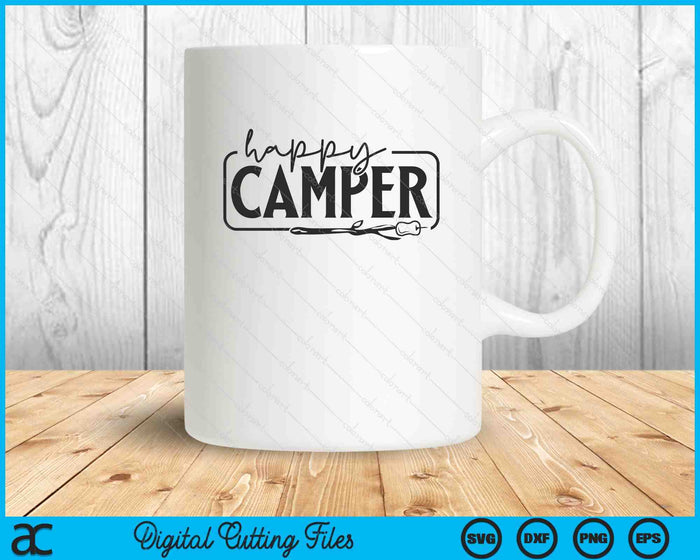 Happy Camper Marshmallow Camp SVG PNG Digital Printable Files Happy Camper Marshmallow Camp SVG PNG Digital Printable Files