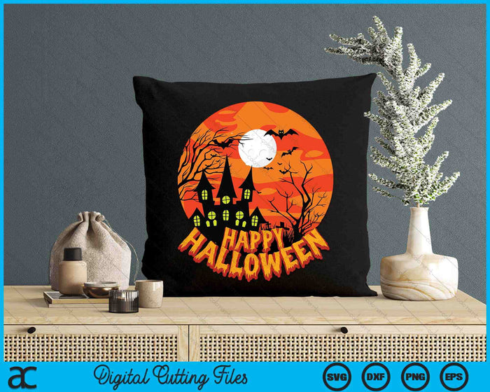 Happy Halloween Apparel SVG PNG Digital Cutting Files Happy Halloween Apparel SVG PNG Digital Cutting Files