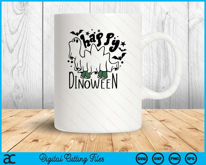 Happy Halloween Dinosaur Dinoween SVG PNG Digital Cutting Files Happy Halloween Dinosaur Dinoween SVG PNG Digital Cutting Files
