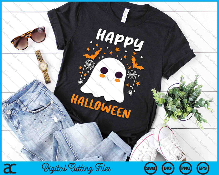 Happy Halloween Funny Halloween Ghost Cute For Women SVG PNG Digital Cutting Files Happy Halloween Funny Halloween Ghost Cute For Women SVG PNG Digital Cutting Files