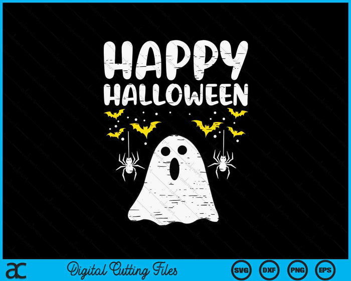 Happy Halloween Ghost Funny Halloween Costume SVG PNG Digital Cutting File Happy Halloween Ghost Funny Halloween Costume SVG PNG Digital Cutting File