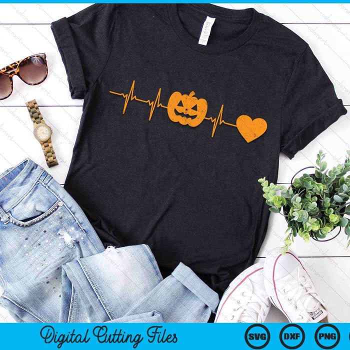 Heartbeat Pumpkin Scrub Nurse Halloween Costume RN SVG PNG Digital Cutting Files Heartbeat Pumpkin Scrub Nurse Halloween Costume RN SVG PNG Digital Cutting Files