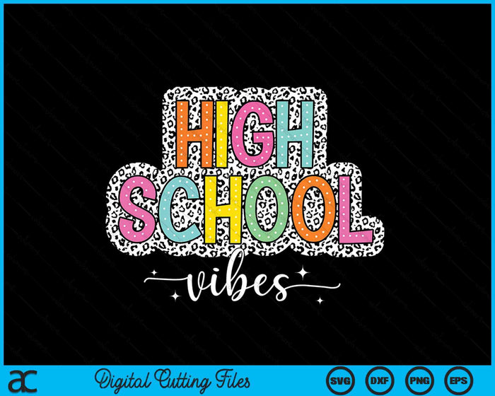 High School Squad Back To School Dalmatian Dots SVG PNG Digital Printable Files High School Squad Back To School Dalmatian Dots SVG PNG Digital Printable Files