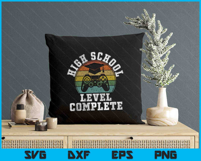 High school Level Complete Third Grade Graduation Video Gamer SVG PNG Digital Printable Files High school Level Complete Third Grade Graduation Video Gamer SVG PNG Digital Printable Files