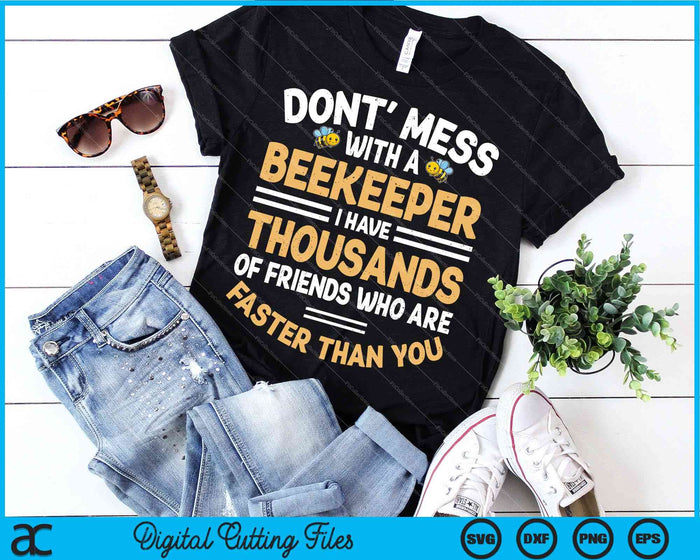 Hilarious Beekeeper SVG PNG Cutting Printable Files