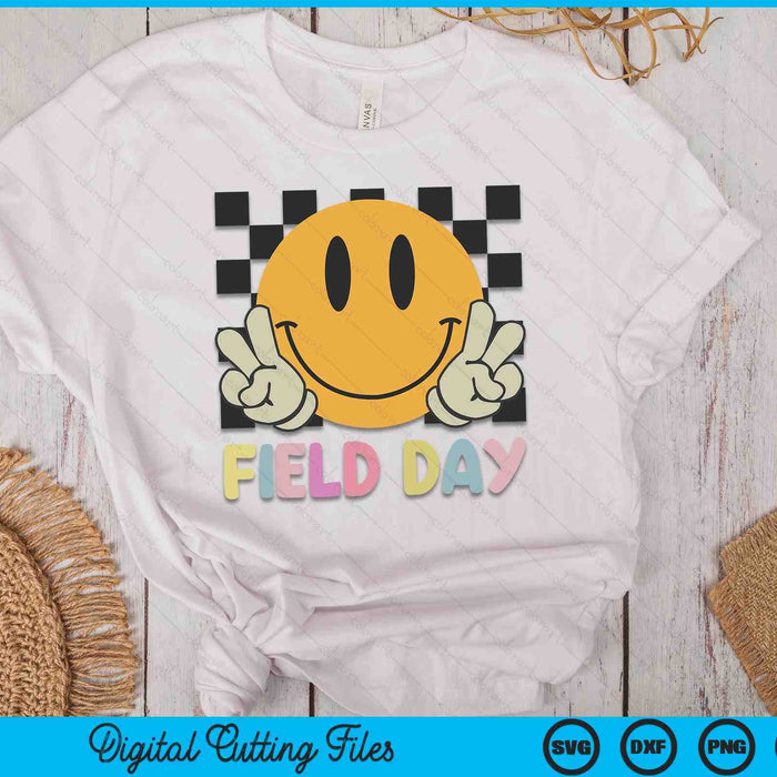 Hippie Retro Field Day Design For Kids Teachers Field Day SVG PNG Digital Printable Files