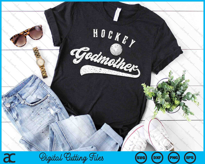 Hockey Godmother SVG PNG Digital Cutting File Hockey Godmother SVG PNG Digital Cutting File