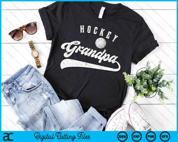 Hockey Grandpa SVG PNG Digital Cutting File Hockey Grandpa SVG PNG Digital Cutting File