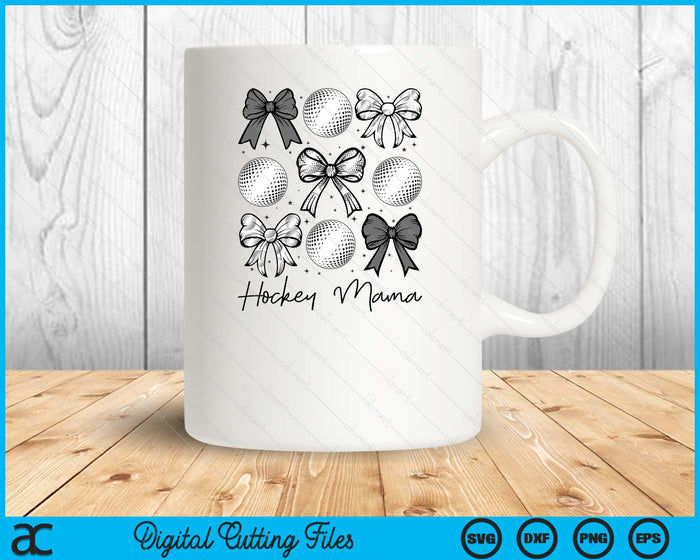 Hockey Mama Coquette Bow Hockey Season SVG PNG Digital Printable Files Hockey Mama Coquette Bow Hockey Season SVG PNG Digital Printable Files