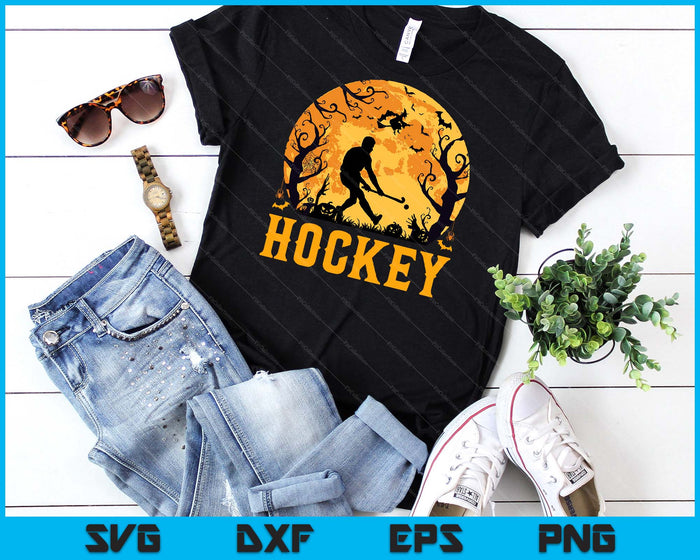 Hockey Player Halloween Spooky Hockey Lover Halloween SVG PNG Digital Cutting File Hockey Player Halloween Spooky Hockey Lover Halloween SVG PNG Digital Cutting File