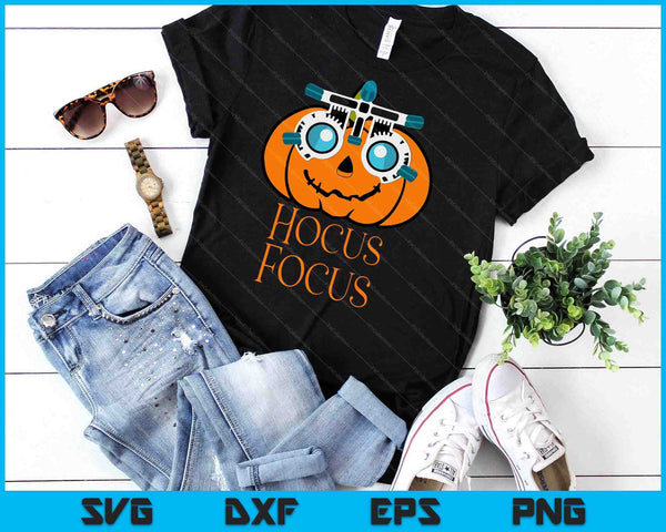 Hocus Focus Optometry Halloween Optometrist Eye Doctor SVG PNG Digital Cutting Files