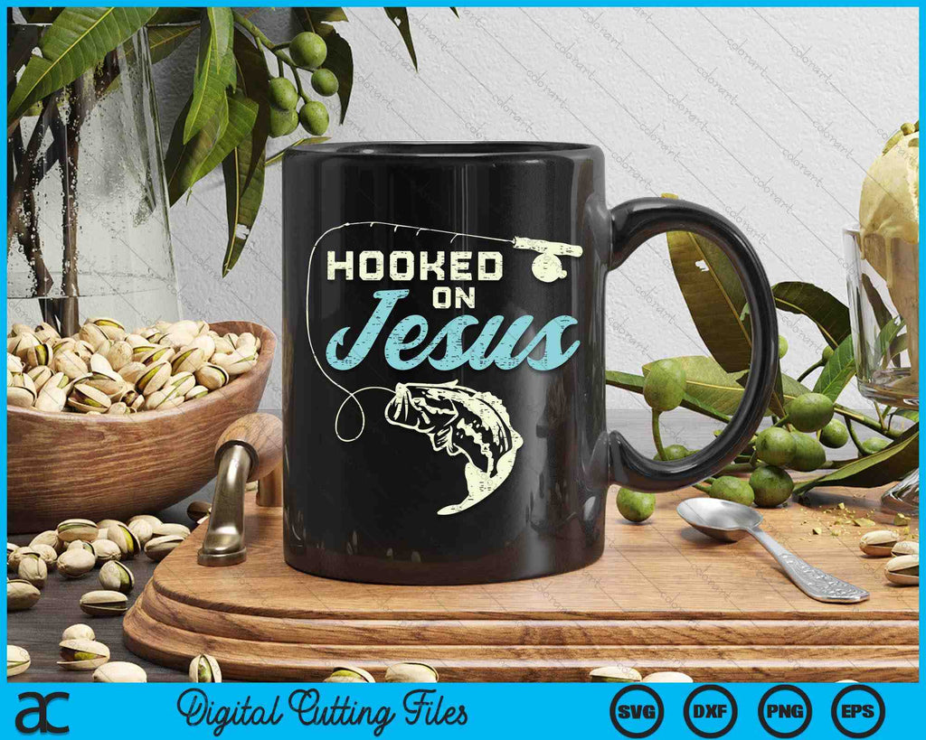 I am Hooked on Jesus Tote Bag