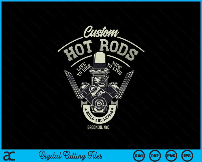 Hot Rod Vintage Old Classic Race Car SVG PNG Digital Printable Files Hot Rod Vintage Old Classic Race Car SVG PNG Digital Printable Files