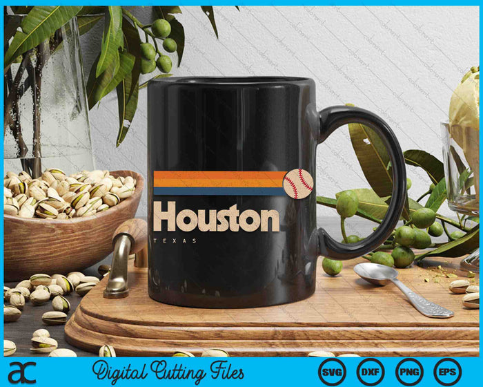 Houston Baseball City Texas Retro Houston SVG PNG Digital Cutting Files Houston Baseball City Texas Retro Houston SVG PNG Digital Cutting Files